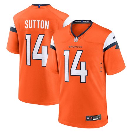 Men's Denver Broncos Courtland Sutton Nike Orange Mile High Collection Game Jersey